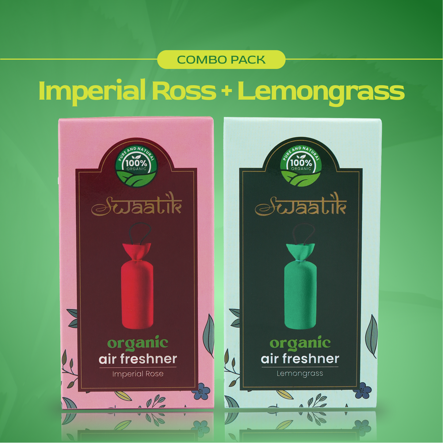 Camphor Shell Combo - Imperial Rose + Lemongrass